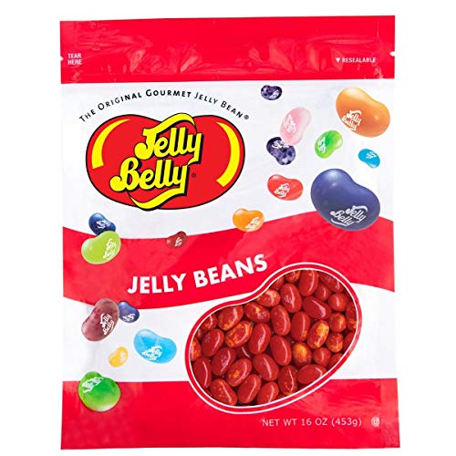 Jelly Belly Sizzling Cinnamon Jelly Beans - 1 Pound 16 Ounces