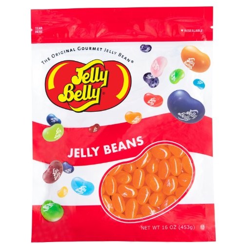 Jelly Belly Sunkist Tangerine Jelly Beans 1 Pound (16 Ounces)