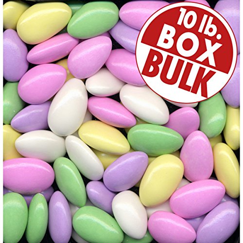 Assorted Jordan Almonds 10 Lbs Bulk