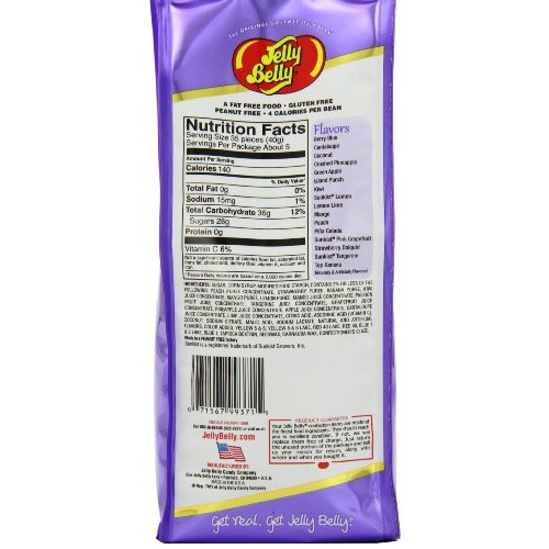 Jelly Belly Candy Gift Bag, Tropical, 7.5 Oz