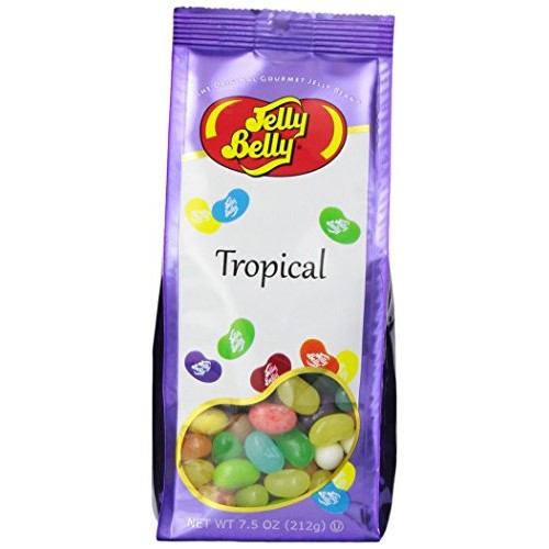 Jelly Belly Candy Gift Bag, Tropical, 7.5 Oz