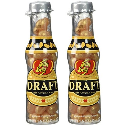Jelly Belly Draft Beer Jelly Beans 1.5 Ounce Bottle Pack Of 2