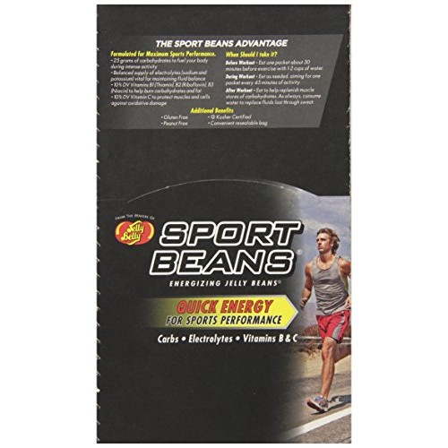 Jelly Belly Extreme Sport Beans, Caffeinated Jelly Beans, Cherry