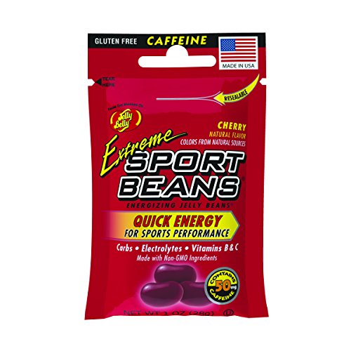 Jelly Belly Extreme Sport Beans, Caffeinated Jelly Beans, Cherry