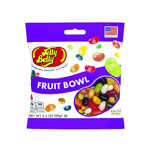 Jelly Belly Fruit Bowl Jelly Beans, Assorted Fruit Flavors, 3.5-