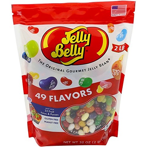 thumbnail interactive-video image 1 of Jelly Belly Jelly Beans 49 Flavors – 2 Pack, 4 Lbs Each – Kosher, Fresh Until 2026+ 1 of 4