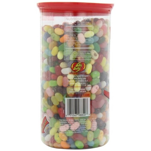 Jelly Belly Jelly Beans, Assorted Flavors, 3 Lb Tub