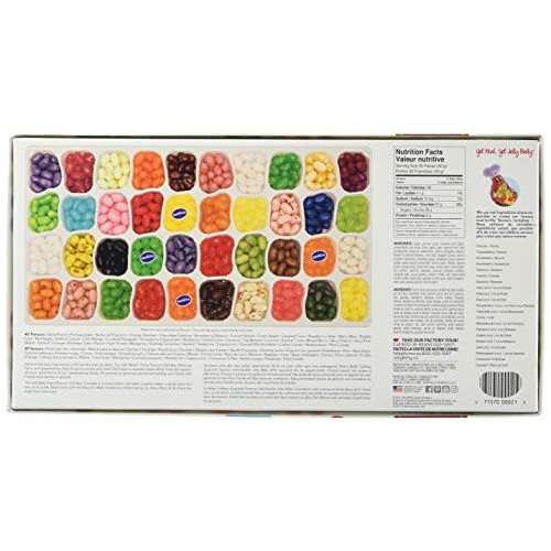Jelly Belly Jelly Beans Giftbox, 40 Flavors, 17-Oz