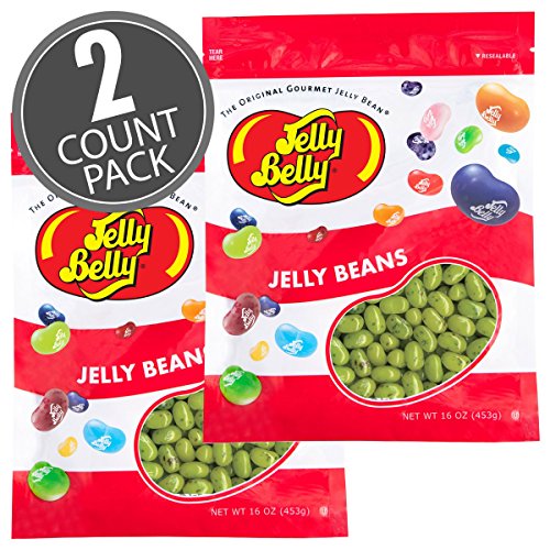Jelly Belly Juicy Pear Jelly Beans - 2 Pounds In Resealable Bags