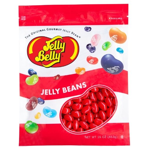 Jelly Belly Red Apple Jelly Beans - 1 Pound 16 Ounces Resealab