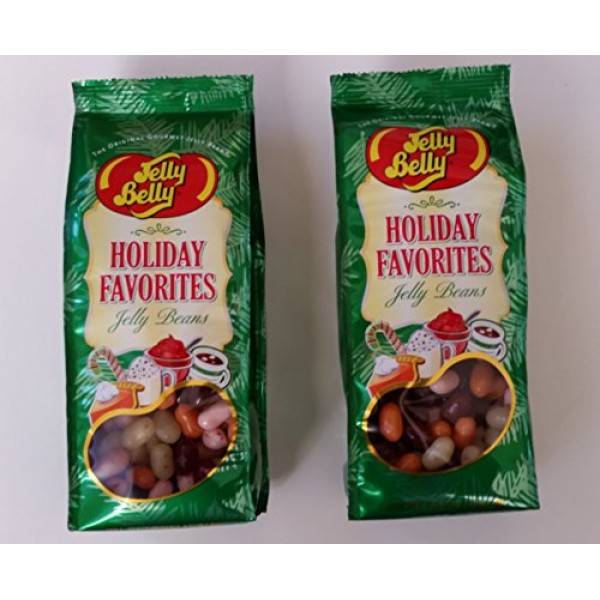 New Jelly Belly Christmas Holiday Favorite Jelly Beans Gift Bag