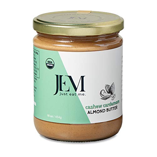 Jem Cashew Cardamom Almond Nut Butter, All Natural, Organic, Glu