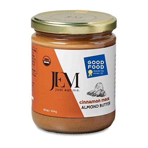 Jem Cinnamon Maca Almond Nut Butter, All Natural, Organic, Glute