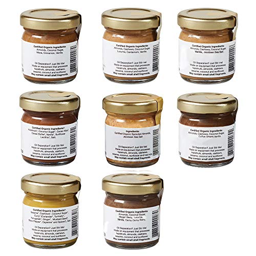 Jem Organic Nut Butter - Sampler Variety All Natural Almond Butt