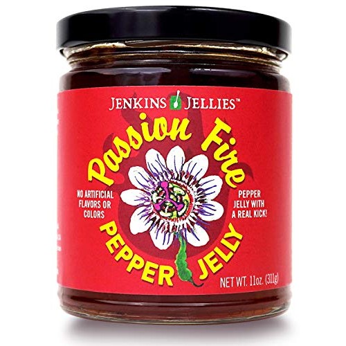 Jenkins Jellies 11Oz Passion Fire Pack Of 3, Sweet And Spicy,