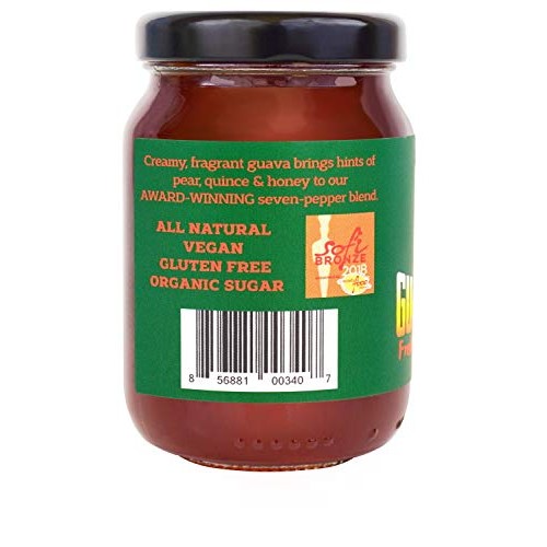 Jenkins Jellies 5Oz Guava Brava Mini Jars Set Pack Of 6, Hot P