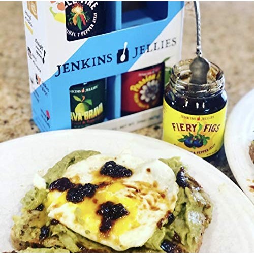 Jenkins Jellies Pepper Jelly, Mini Gift Set, 4 Flavors 4 - 5 Oz