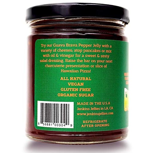 Jenkins Jellies Guava Brava Pack Of 2, Hot Pepper Jelly With J