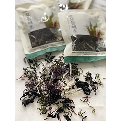 Assorted Seaweed Salad [ Korean Food ] Ready-To-Eat Salad Kit, 6