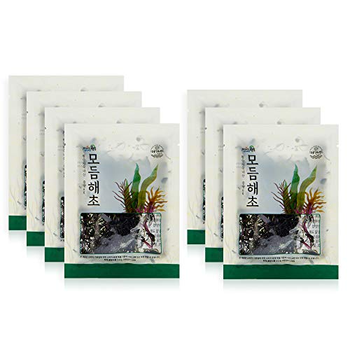 Assorted Seaweed Salad [ Korean Food ] Ready-To-Eat Salad Kit, 6