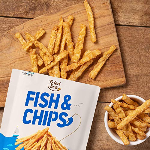 Fish And Chips Made Wtih Real Fish [ 3 Pack ] Crunch + Crispy He