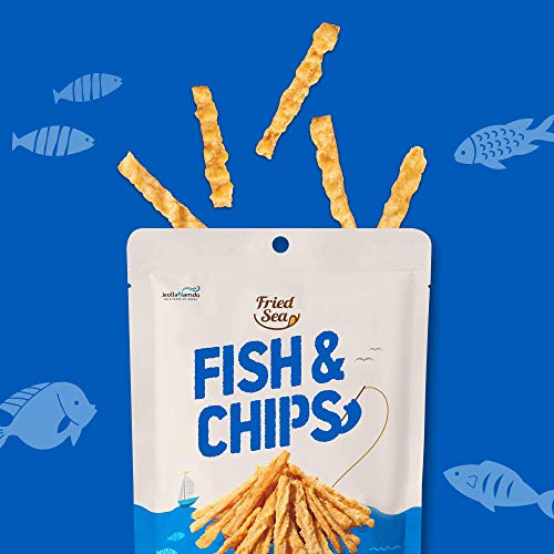 Fish And Chips Made Wtih Real Fish [ 3 Pack ] Crunch + Crispy He