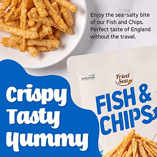 Fish And Chips Made Wtih Real Fish [ 3 Pack ] Crunch + Crispy He