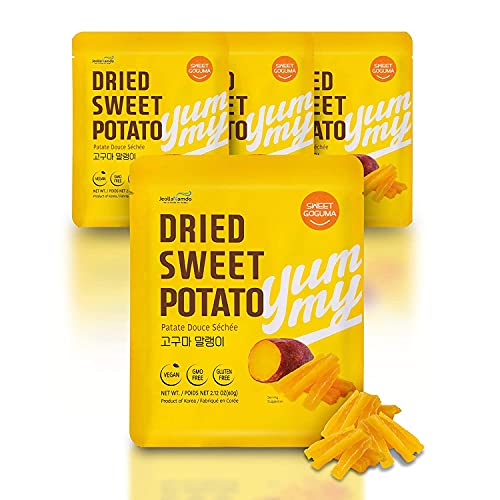 100% Natural Sweet Potato Snacks From South Korea [ 4 Pack ] Hea