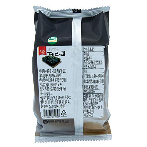 Premium Roasted Seaweed Snack [ Korean Snacks ] Crispy, Roasted