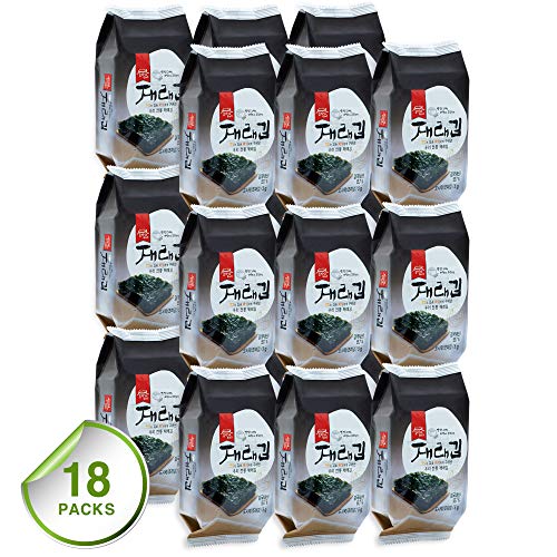Premium Roasted Seaweed Snack [ Korean Snacks ] Crispy, Roasted