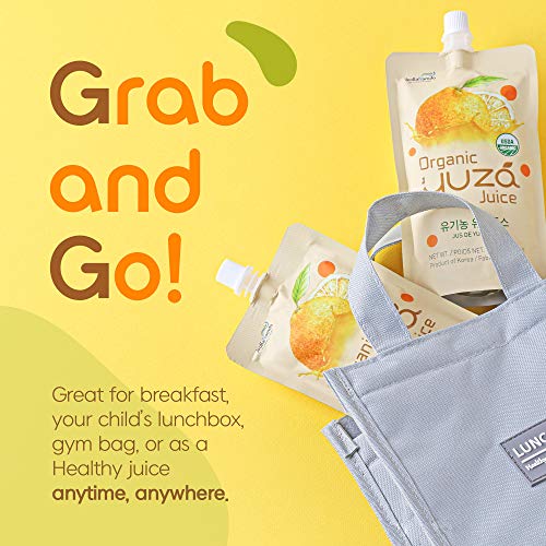 Usda Organic Yuza Citron Juice [ 6 Pouches ] Ready To Drink, On-
