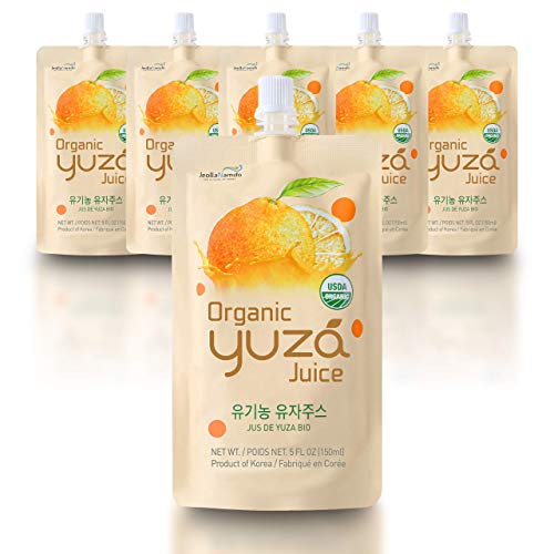 Usda Organic Yuza Citron Juice [ 6 Pouches ] Ready To Drink, On-