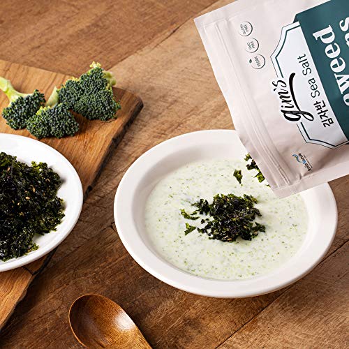 Vegan Seaweed Croutons, Sea Salt Flavor [ 2 Pack ] Gluten Free,