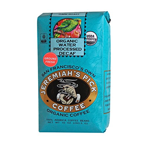 Jeremiahs Pick Coffee Organic Water Processed Dark Roast Decaf