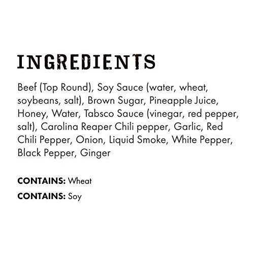 Jerky.Coms Carolina Reaper Beef Jerky, Hottest Jerky In The Wor