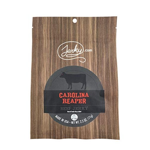 Jerky.Coms Carolina Reaper Beef Jerky, Hottest Jerky In The Wor