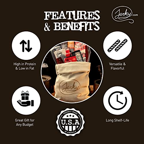 Jerky Gift Basket for Men & Women - 26pc Jerky Variety Pack of B...