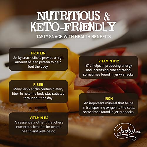 Jerky Gift Basket for Men & Women - 26pc Jerky Variety Pack of B...