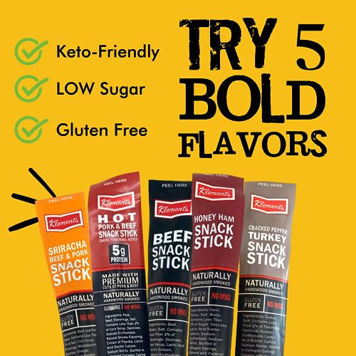 Meat Stick & Cheese 26 PC. Variety Pack Snack Sampler | Bold Fla...
