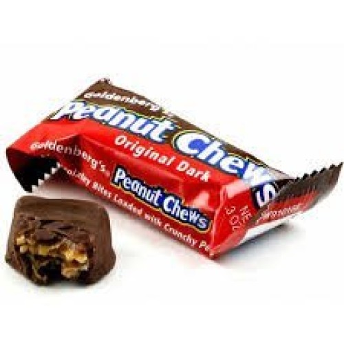 Original Dark Chocolate Goldenbergs Peanut Chews 225 Count , 4