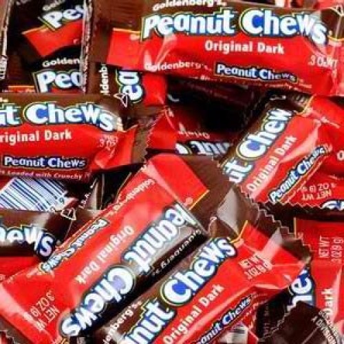 Original Dark Chocolate Goldenbergs Peanut Chews 225 Count , 4