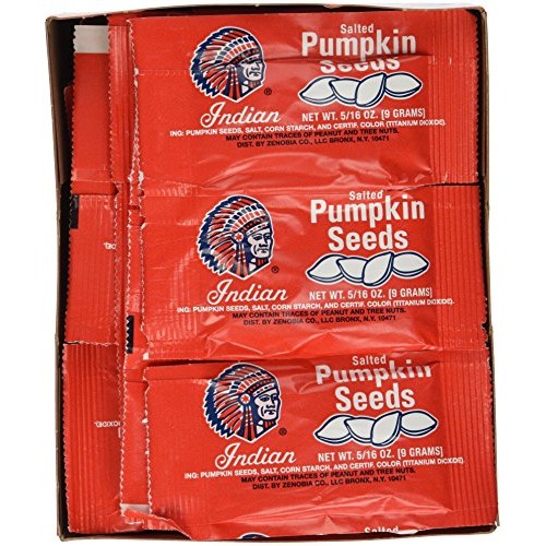 Indian Pumpkin Seeds Salted, 5/16 Oz, 36 Count