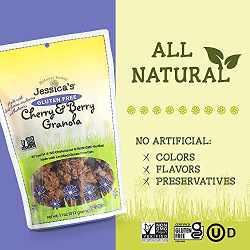 Jessica’s Natural Foods - Gluten-Free Cherry & Berry Granola mad...