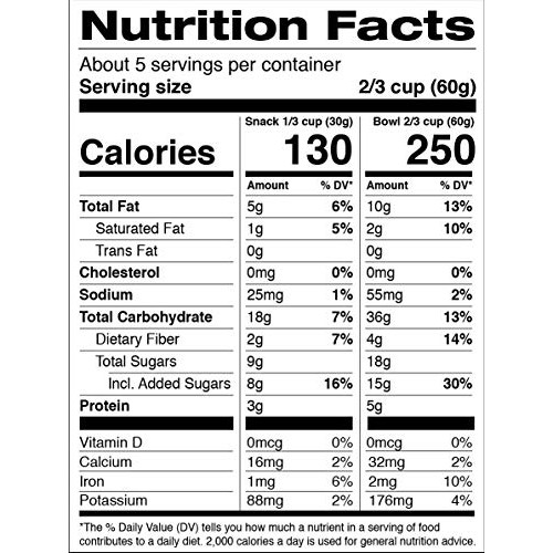 Jessicas Natural Foods Gluten-Free Almond Cherry Granola 11 oz....