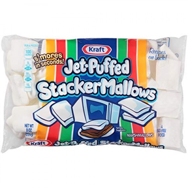 Jet Puffed Marshmallows 16 Oz Bag, Pack Of 12