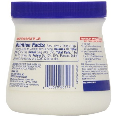 Jet-Puffed Marshmallow Creme, 7-Ounce Jars Pack Of 12