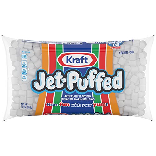 Jet-Puffed Mini Marshmallows 10 Oz Bags, Pack Of 24