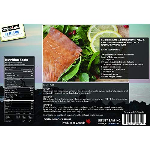 Premium Quality Wild Caught Canadian Pacific Smoked Pink Salmon