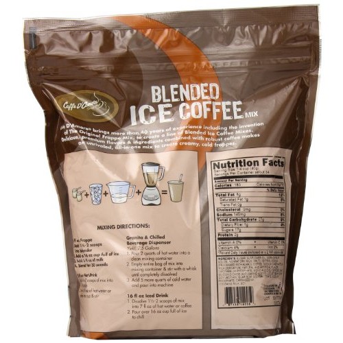 Davinci Gourmet Blended Ice Coffee Mix, Mocha, 3 Pound