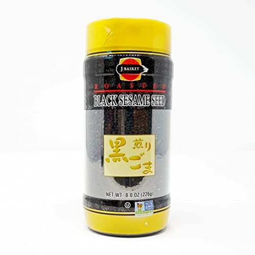 Jfc Roasted Black Sesame Seeds Iri Goma, 8 Oz